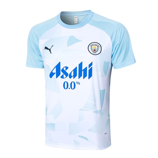 Camiseta Entrenamiento Manchester City 2024/2025 Azul Blanco